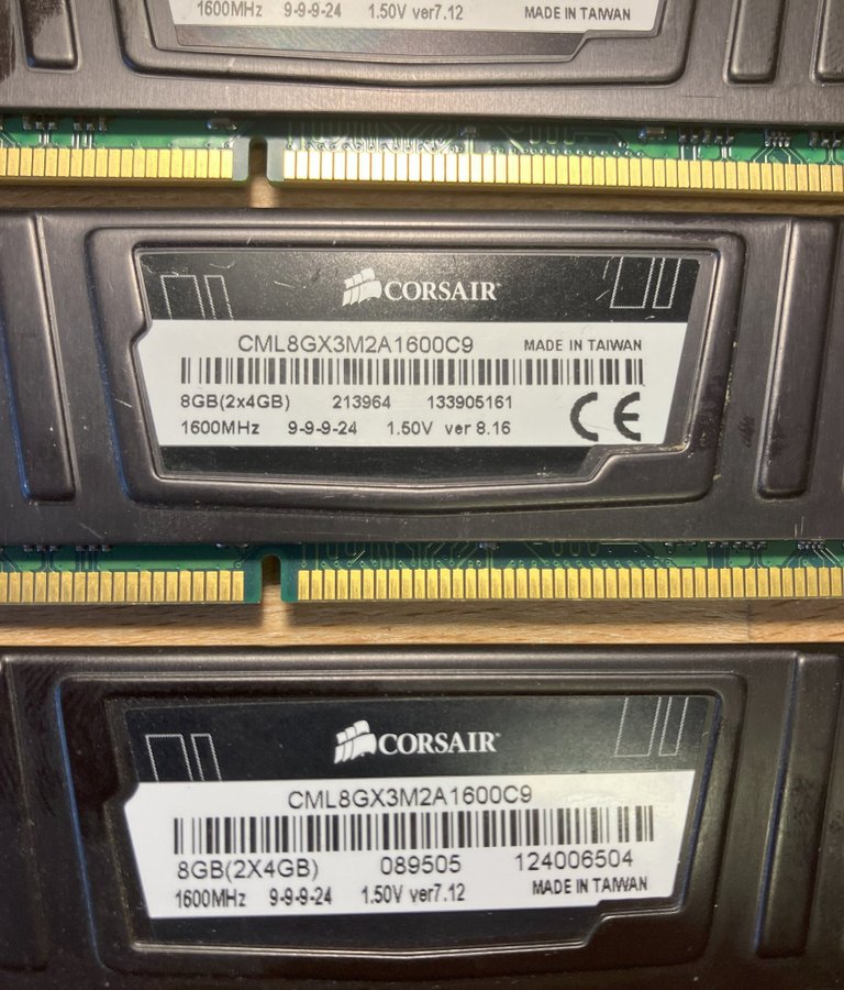 Corsair Vengeance LP 3x8GB DDR3 1600MHz