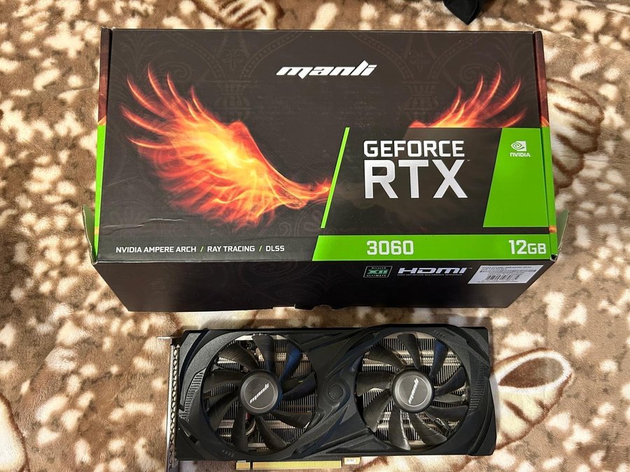 Manli GeForce RTX 3060 12GB Graphics Card