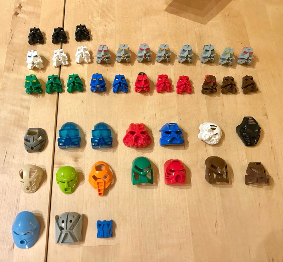 LEGO Bionicle Masker - Stor samling