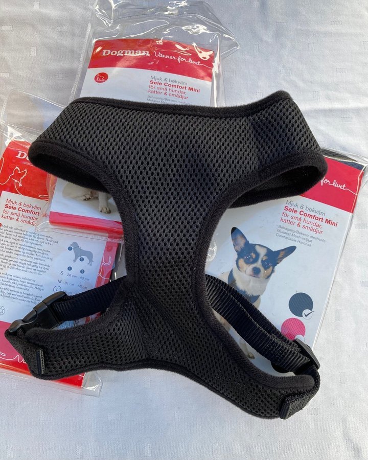 Nya Dogman sele Comfort Mini stl L. Hundsele Hundpromenad