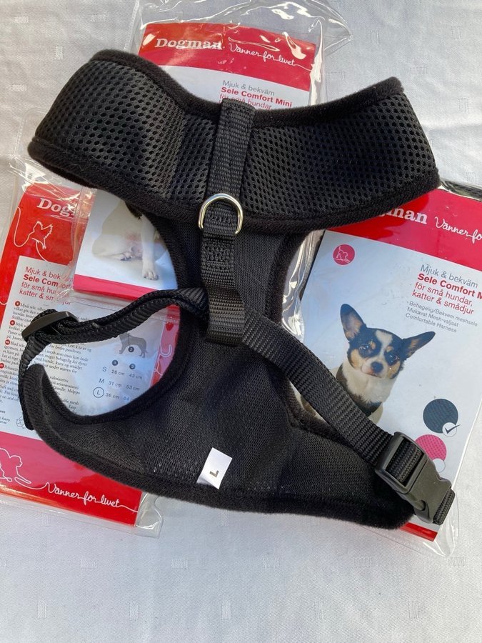 Nya Dogman sele Comfort Mini stl L. Hundsele Hundpromenad