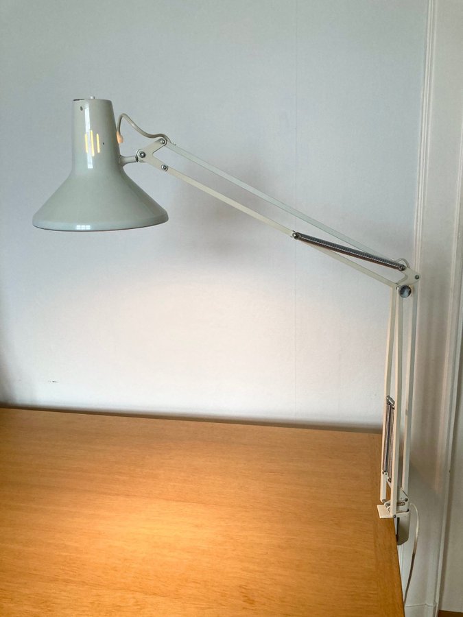 Skrivbordslampa Arkitektlampa Arbetslampa Luxo L-1P Jac Jacobsen Retro Vintage