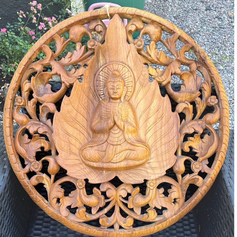 Stoooor Träsnideri Buddha 60 cm