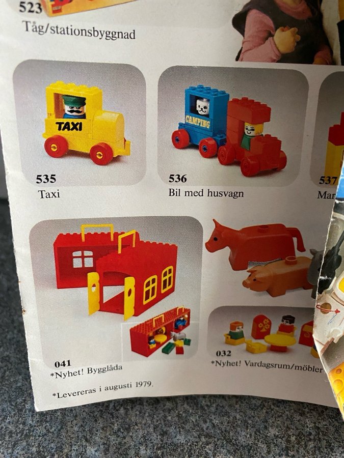 SAMLARE Katalog från 1979 LEGO DUPLO