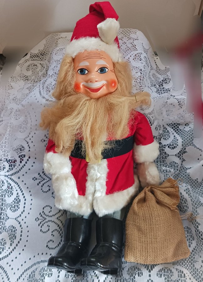 VINTAGE*Jultomte med säck* ca 50 cm