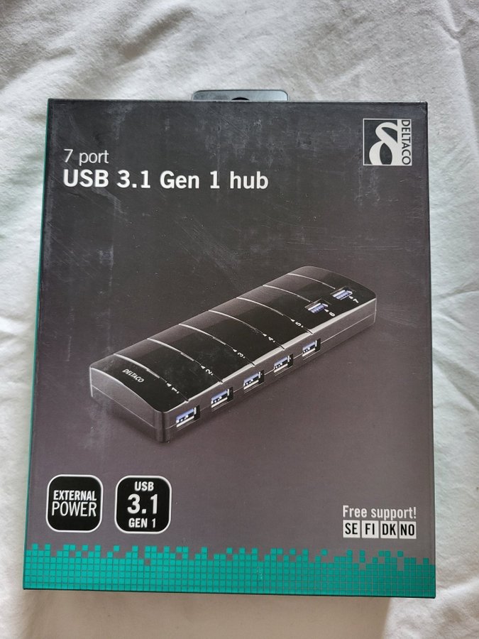 7-ports USB 3.1 Gen 1 Hub