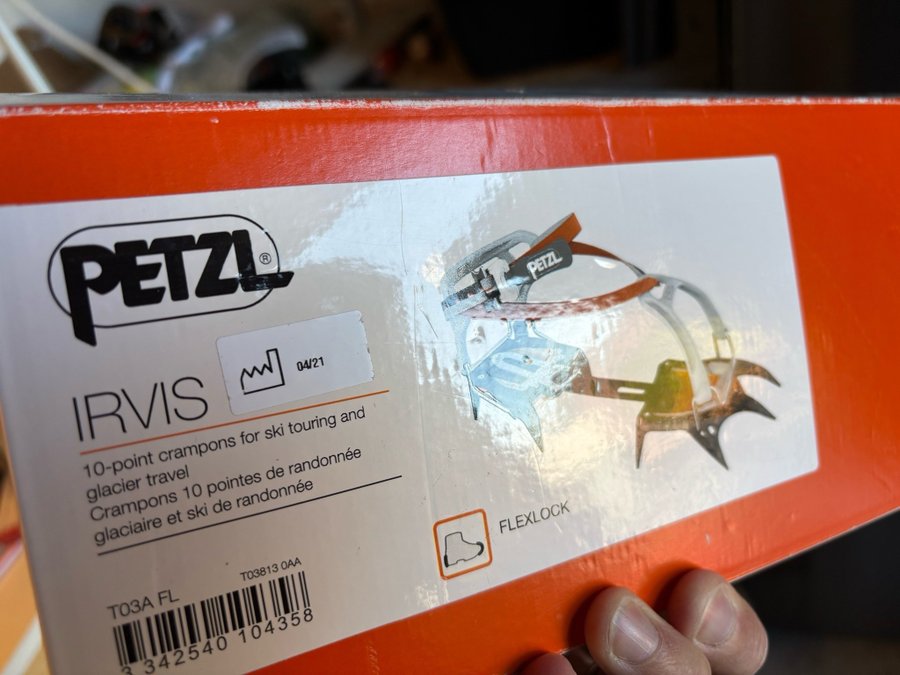 Petzl Irvis 10-punkts stegjärn Flexlock