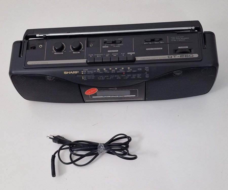 Sharp QT-260H Stereo Radio Cassette Recorder