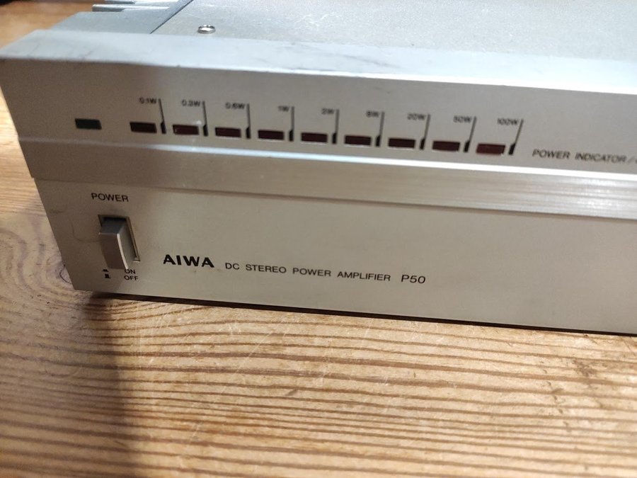 Aiwa SA-P50 DC Stereo Power Amplifier