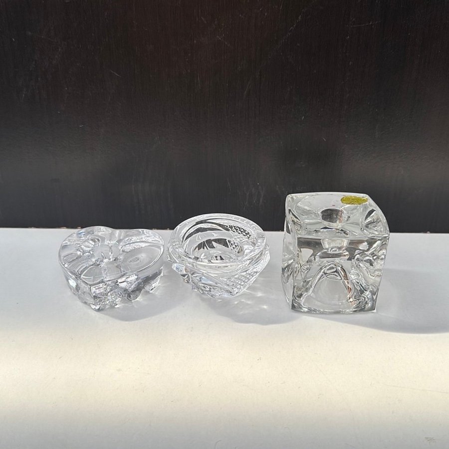 Cristal D’Arques Crystal candle holders