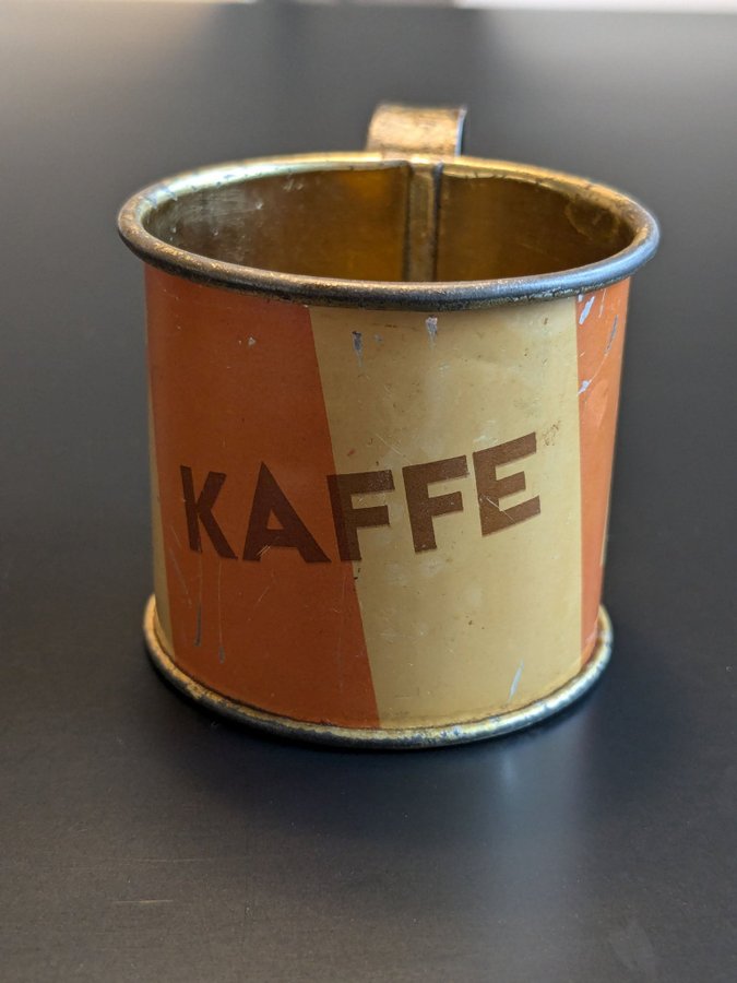 Kaffemått i plåt