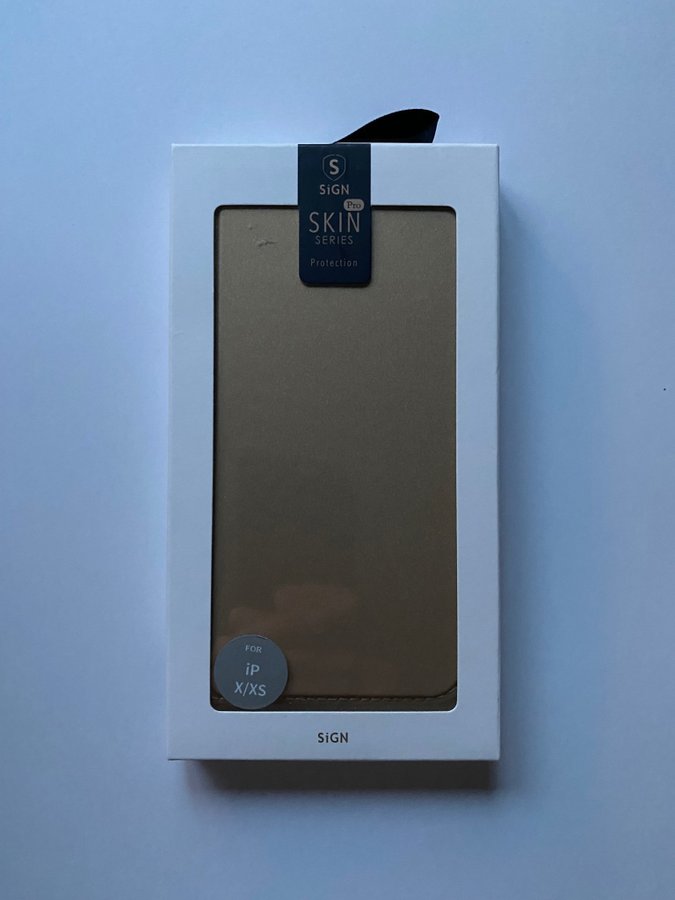 Sign Pro Skin Series Fodral för iPhone X / iPhone Xs (Guld)