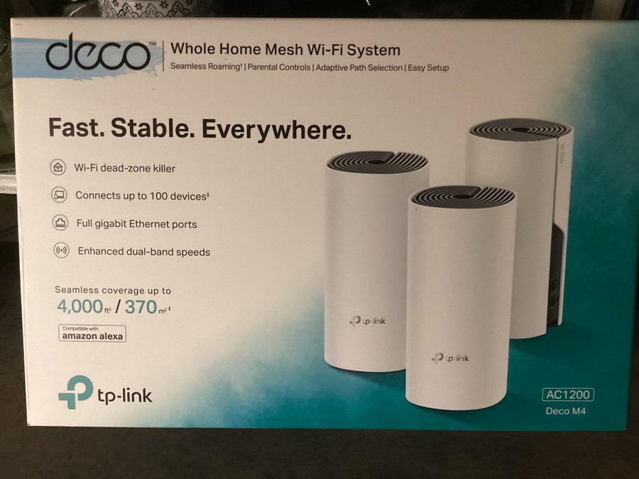 TP-Link Deco M4 AC1200 Mesh Wi-Fi System