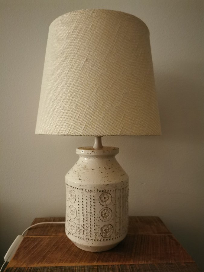 Bitossi stoneware lamp~Aldo Londi Italy 1970~