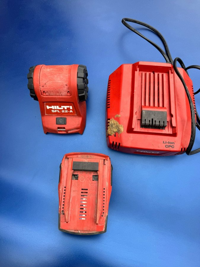 Hilti 3FL-22A Batteri  Laddare