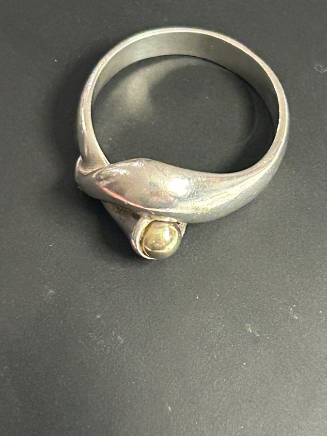 Retro sølv ring