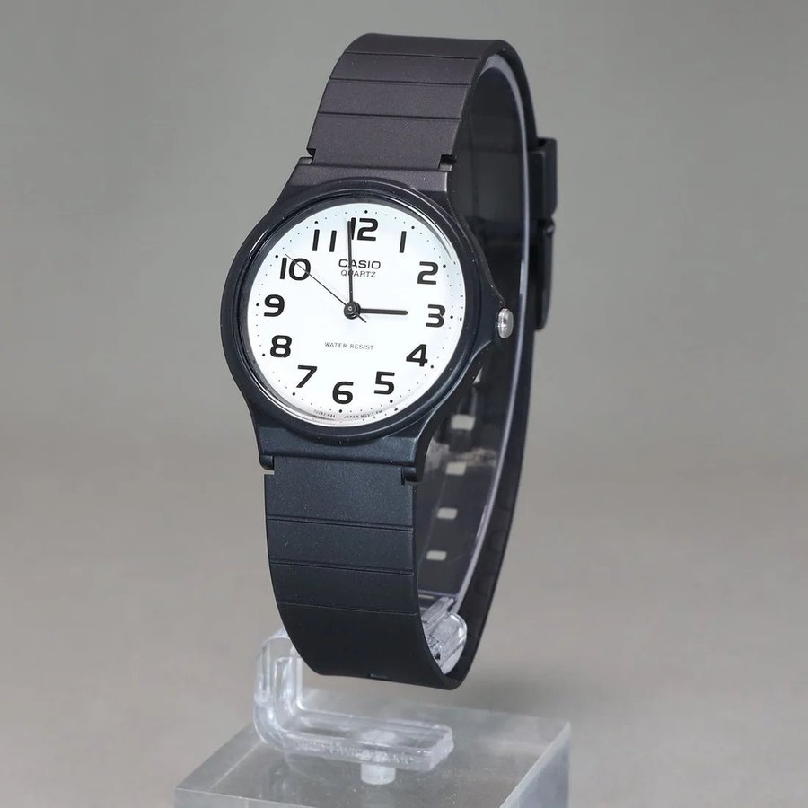 Casio MQ-24 Resin Wristwatch, Casio Collection,black/white (letter),Newest model