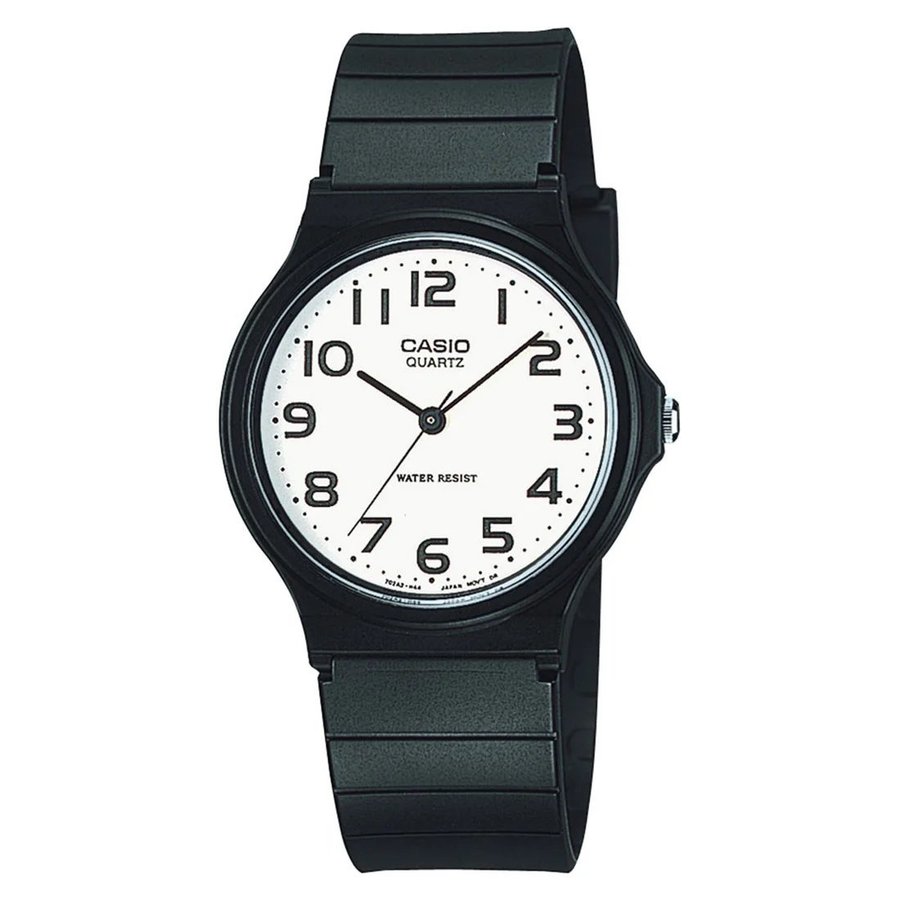 Casio MQ-24 Resin Wristwatch, Casio Collection,black/white (letter),Newest model