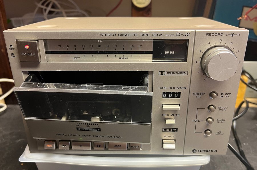 HITACHI Stereo Cassette deck, Model DJ-2, Reparation/reservdel objekt