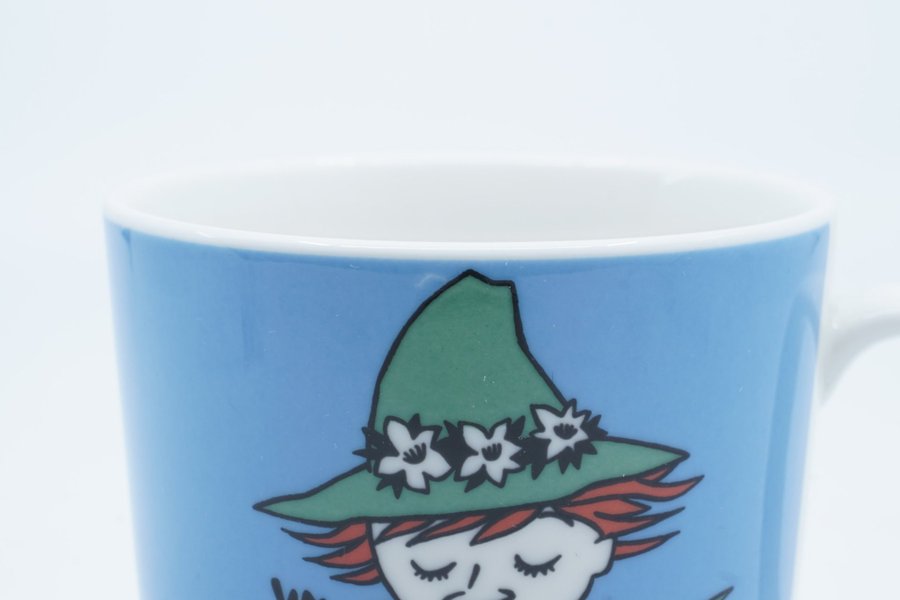 Muminmugg Snusmumriken, blå / Moomin Mug Snufkin