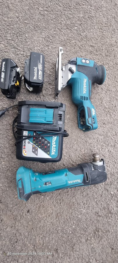 Makita DTM51 18v och Makita Sticksåg DJV181 18V