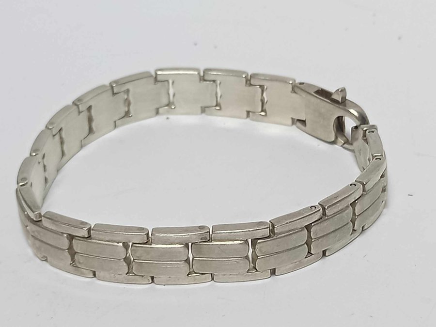 Fin armband - herr  Polen silver 925 vikt 453g L 195cm B 1cm