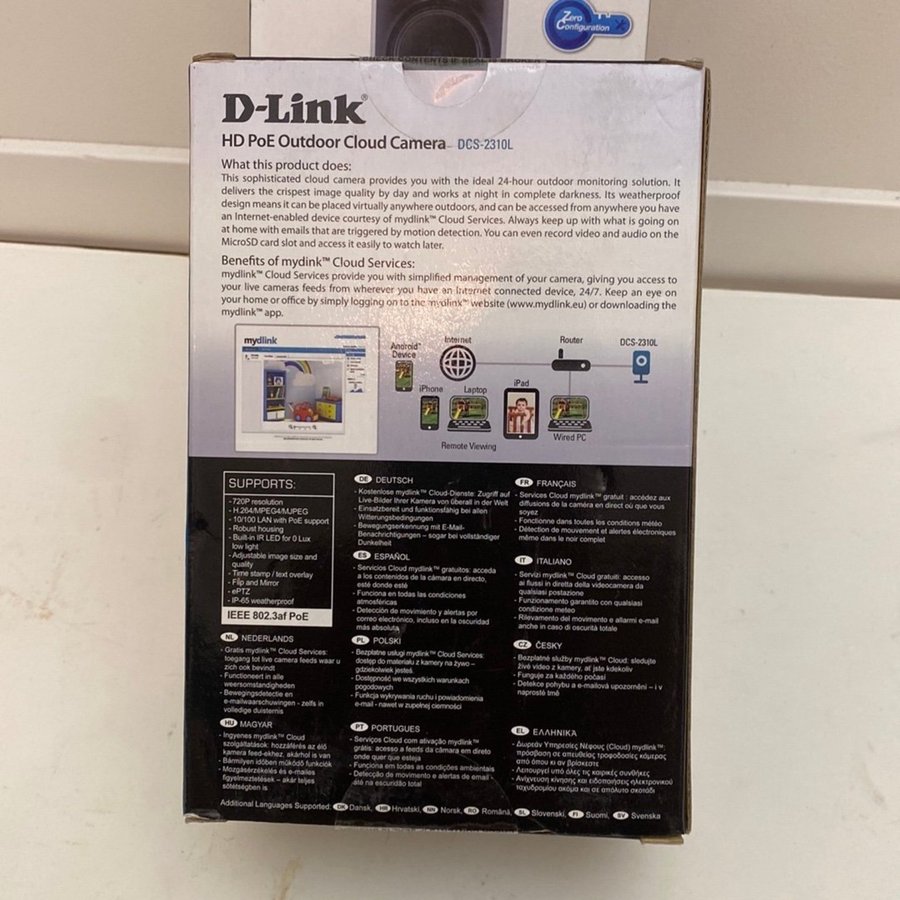 D-Link HD PoE Outdoor Cloud Camera DCS-2310L