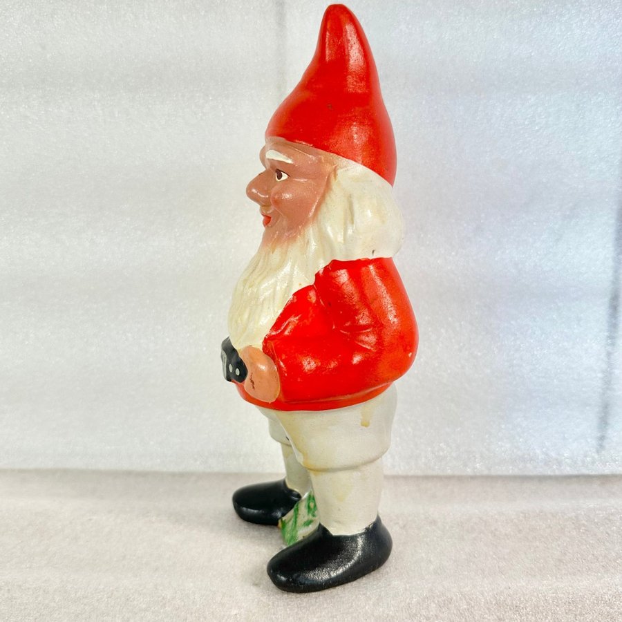 ÄLDRE TYSK TOMTE GRÄFENRODA GERMANY I MYCKET FINT SKICK - RETRO