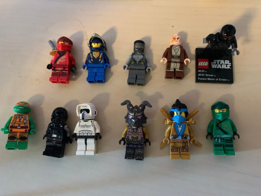 Lego Minifigurer - Blandade starwars ninjago turtles