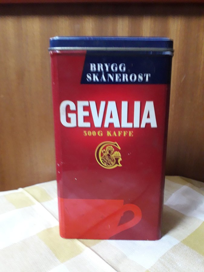 Burk Gevalia Jubileum Bra att förvara sitt Kaffe i