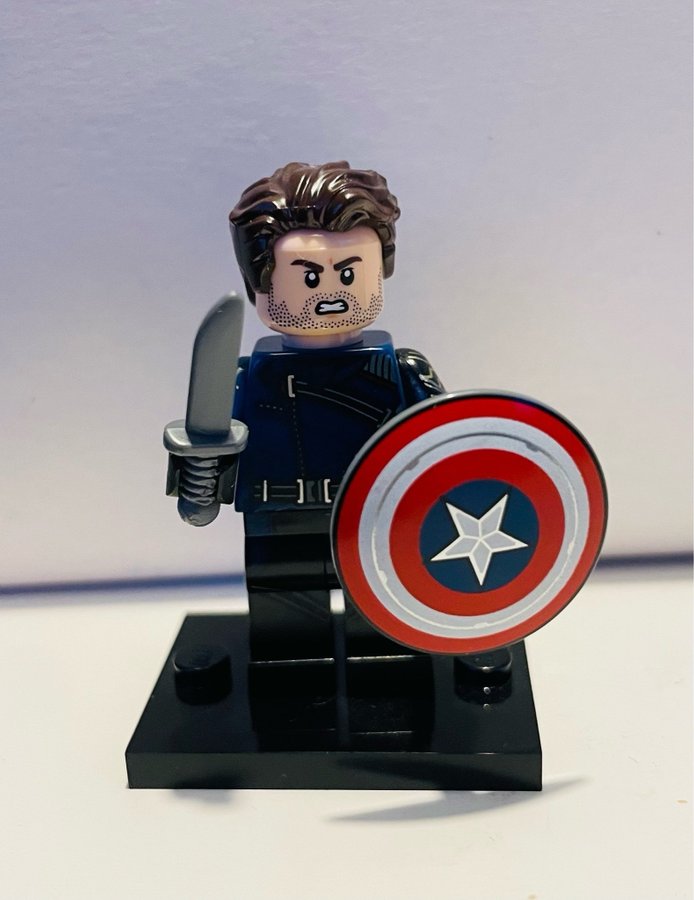 Lego Minifigur - serie Marvel Studios - Winter Soldier Bucky