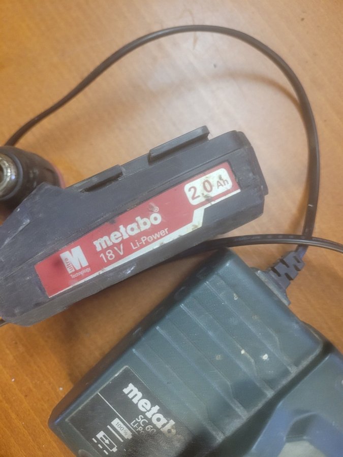 Metabo 18V Li-Power Batteri 2.0Ah