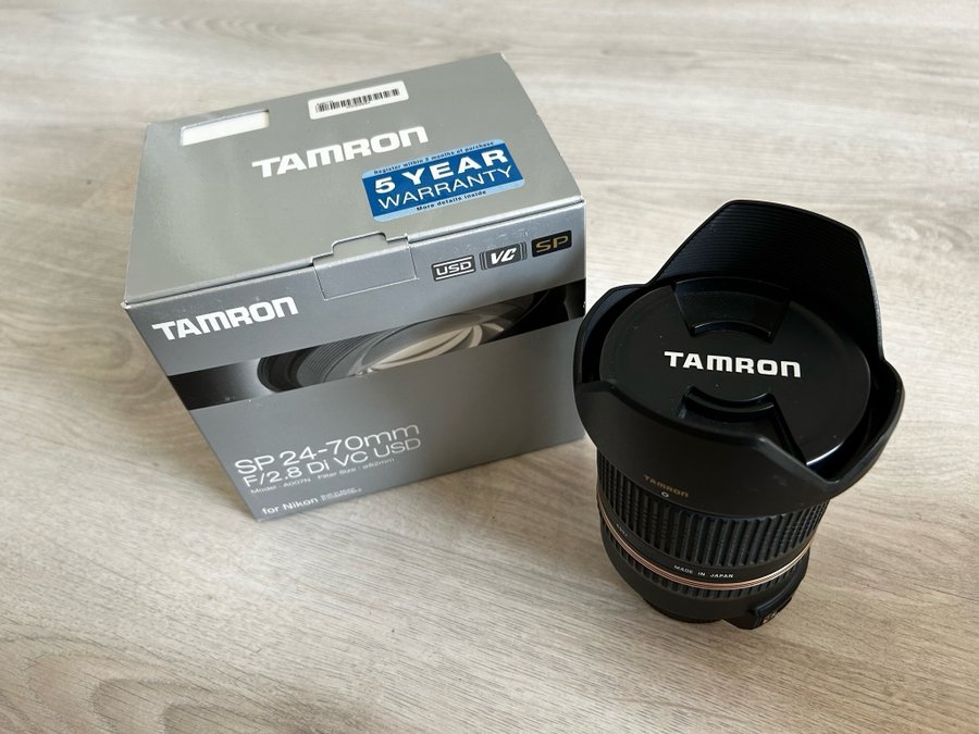 Tamron SP 24-70mm F/2.8 Di VC USD Objektiv för Nikon