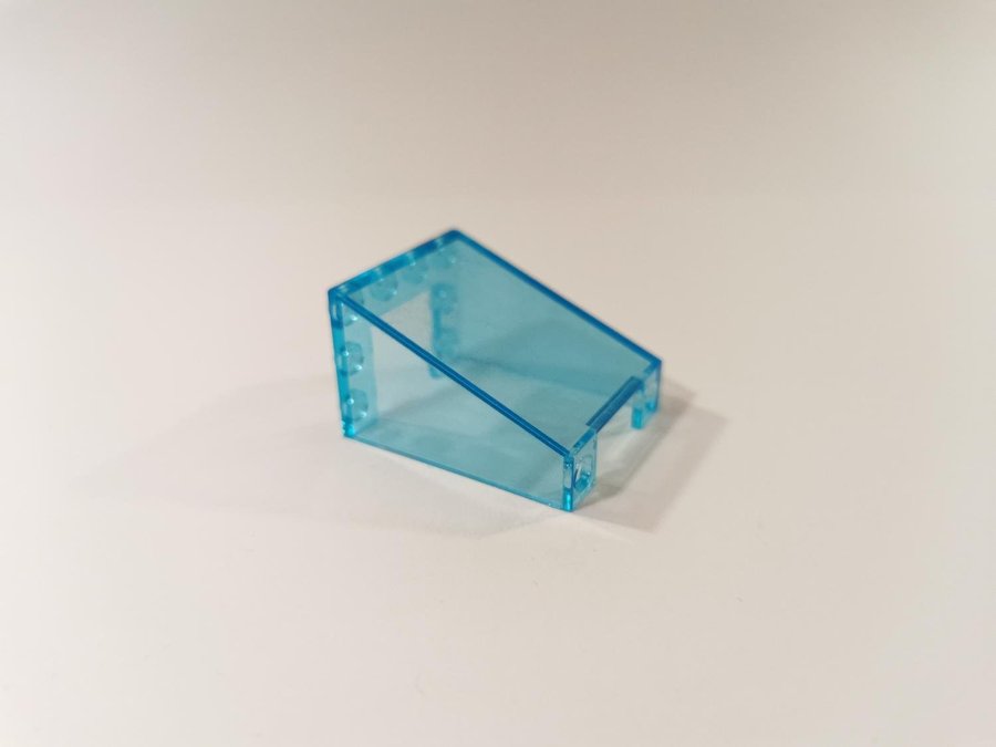 Lego - transparent - ruta - Windscreen - part 4872 - trans light blue - blå