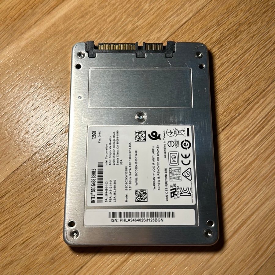 Intel SSD 545S Series 128GB