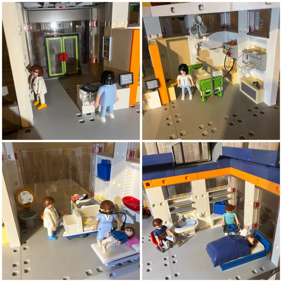 Playmobil Krankenhaus//Hospital/Sjukhus/ set 4404  Ambulans 4221 från 2006-2014