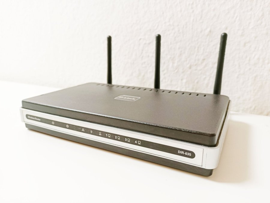 D LINK WIFI TRÅDLÖS ROUTER DIR-635