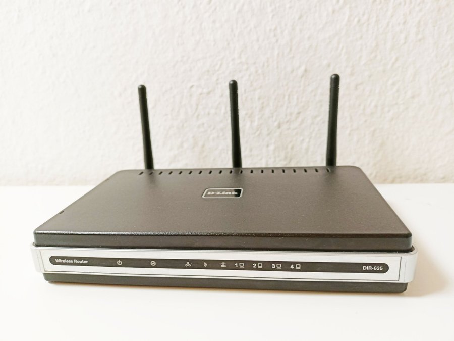 D LINK WIFI TRÅDLÖS ROUTER DIR-635