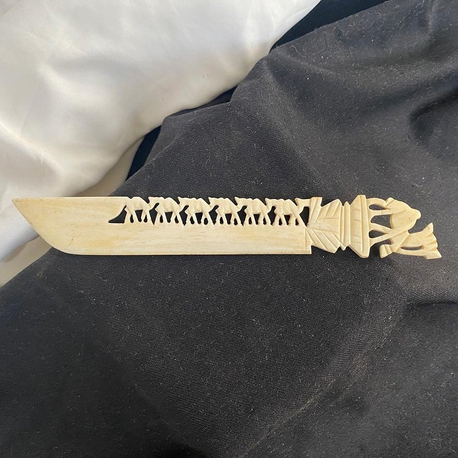 Hand-Carved Vintage Letter Opener