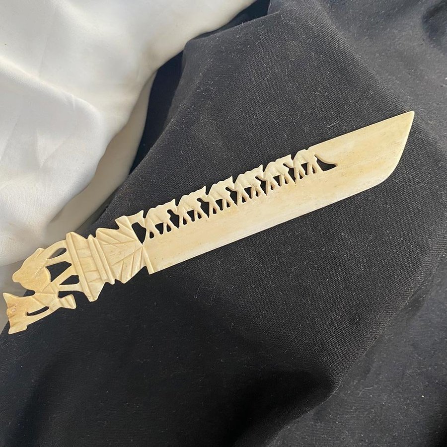 Hand-Carved Vintage Letter Opener