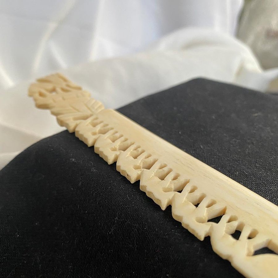 Hand-Carved Vintage Letter Opener