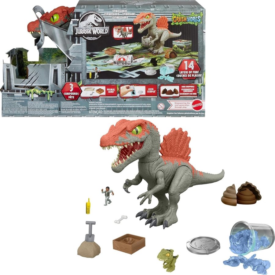 NY Mattel Jurassic Park Actionfigur med många tillbehör | Ordpris 567kr