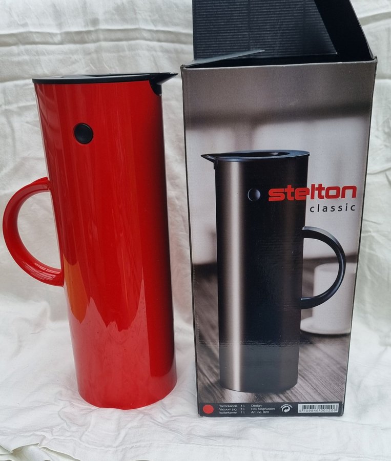 Stelton Classic Termoskanna Röd - helt oanvänd