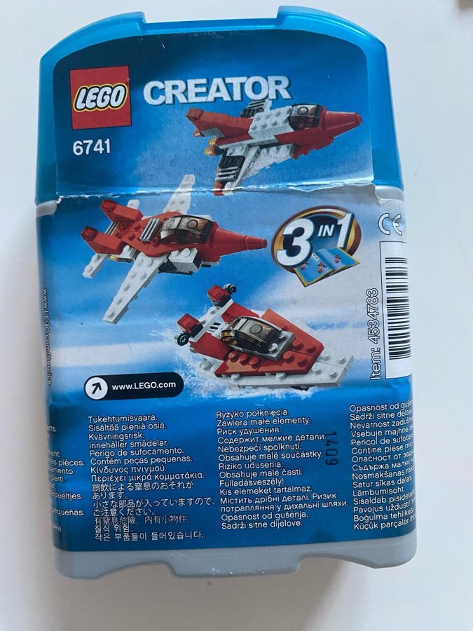 Lego Creator 6741 Mini jet, 3-in-1