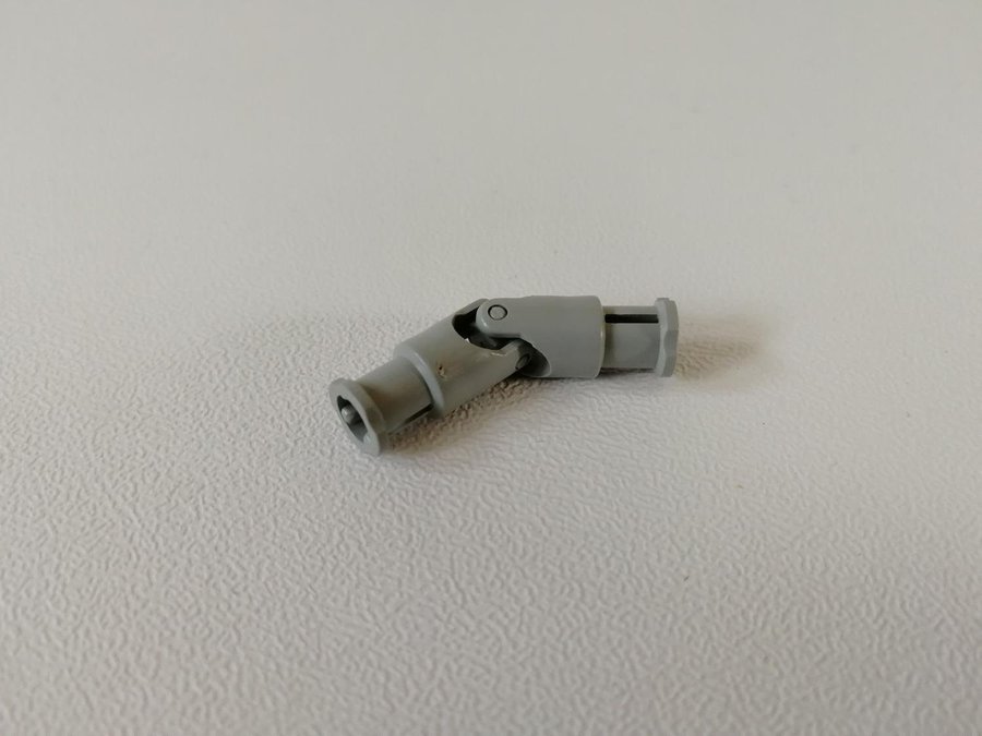 Lego - technic - universal joint - 4 - part 9244c01 - ljusgrå (old light gray)