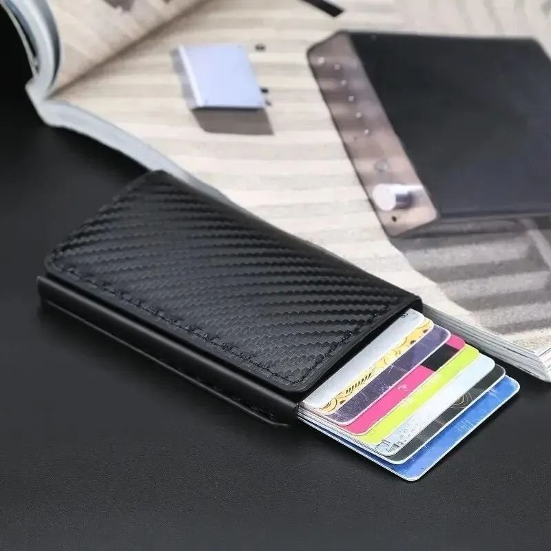 Brand New Carbon Fiber RFID Bank Card Holder