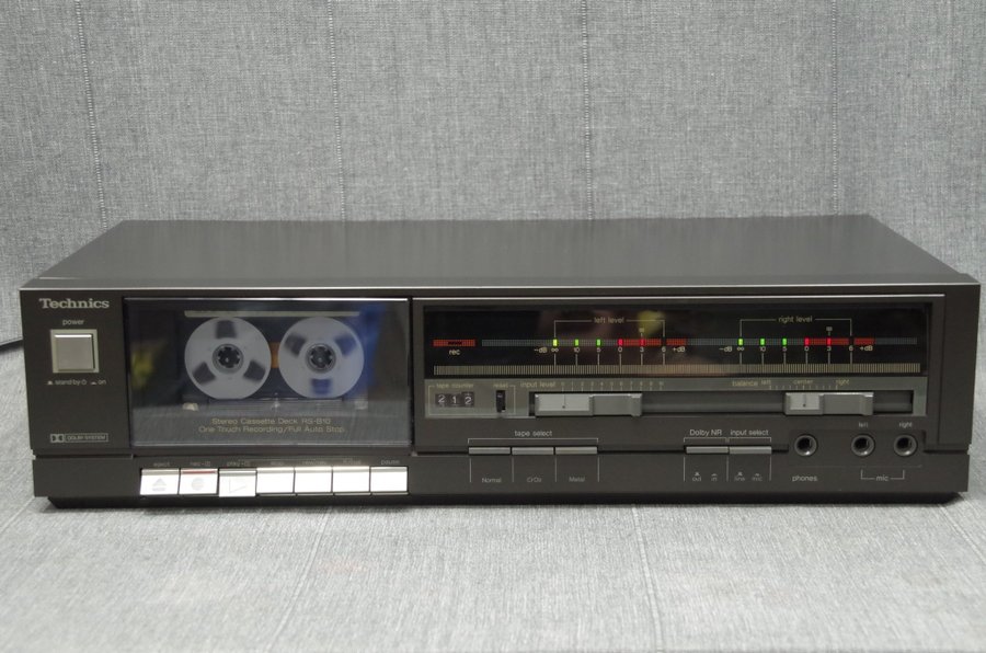 TECHNICS RS-B10 KASSETTDÄCK BANDSPELARE CASSETTE DECK TAPE RECORDER [1984]