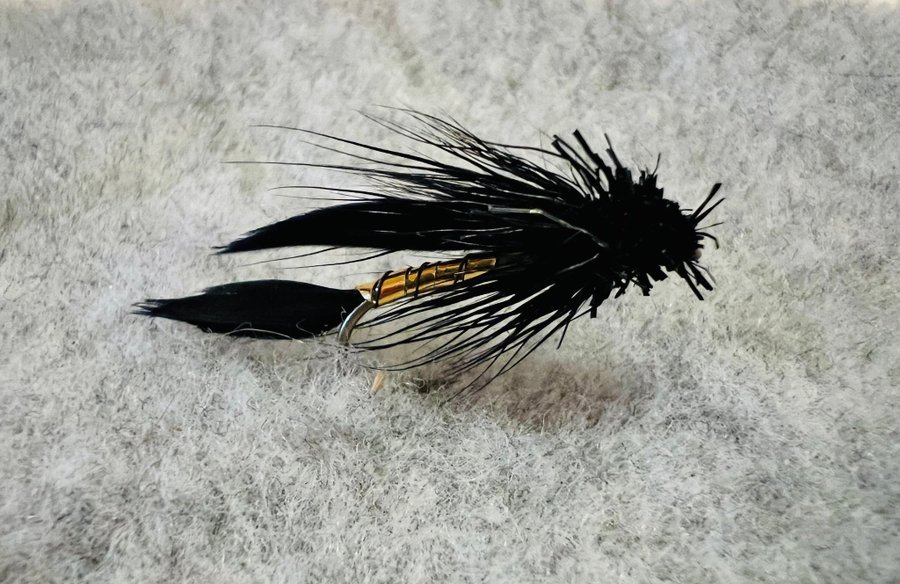 Muddler Minnow Black, storlek 10, 12st