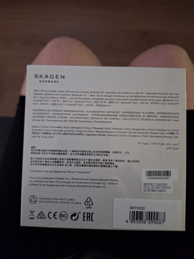 Skagen Falster 3 Smartwatch - Svart