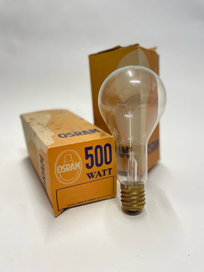 Osram glödlampor 500W E40